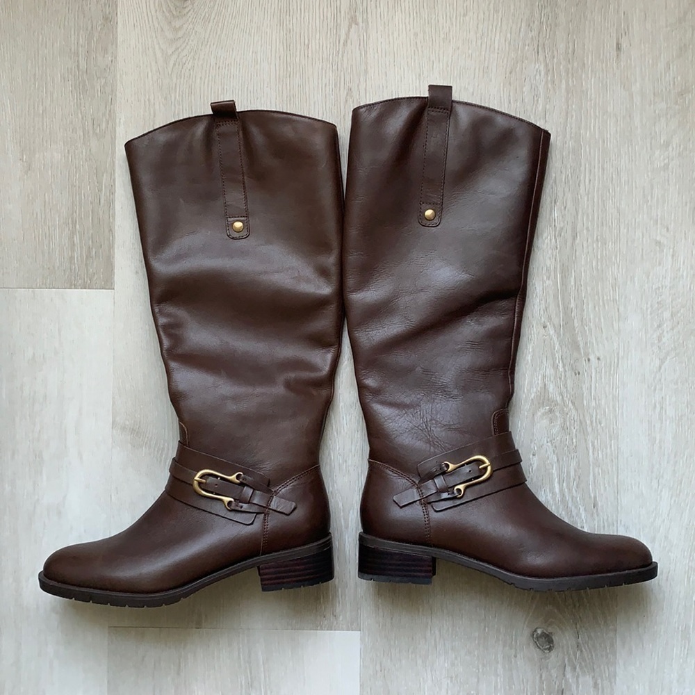Franco Fortini Raya‎ Riding Boots brown leather